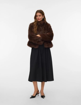 Vero Moda Vmmonroe Short Jacket Noos - Brown - XL