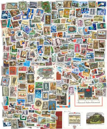Østrig - Frimærkepakke - 449 postfriske frimærker