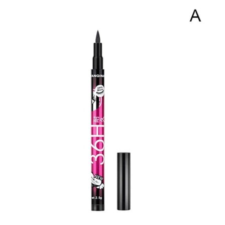 Vattentät Precision Flytande Eyeliner i Svart med 36H Hållbarhet Smud