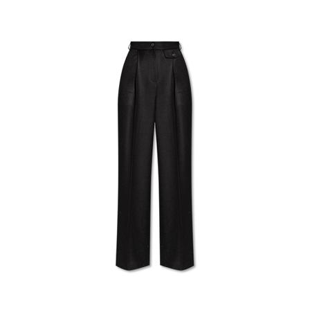 The Mannei, Jafr wool trousers Zwart, Dames, Maat:XS,wol