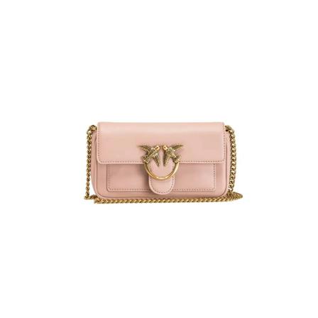 Pinko Shoulder Bags Pink, Dame Skuldertasker, Størrelse: ONE Size