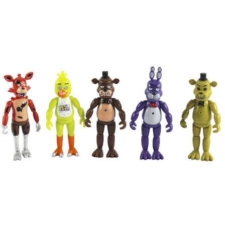 5 stk/sett Five Nights At Freddys Actionfigurer Leke Samling Barn Xmas Gave