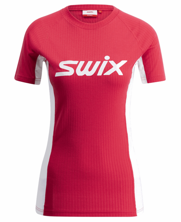 Swix RaceX Classic Short Sleeve W Cherry Berry/Bright White