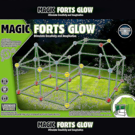 Byg dit eget hule DIY-sæt Legebygningsfort Teltfremstilling Børnelegetøj Gaver - Med teltdug