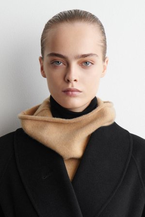 COS Women's Wool-Cashmere Bib Vest in Beige