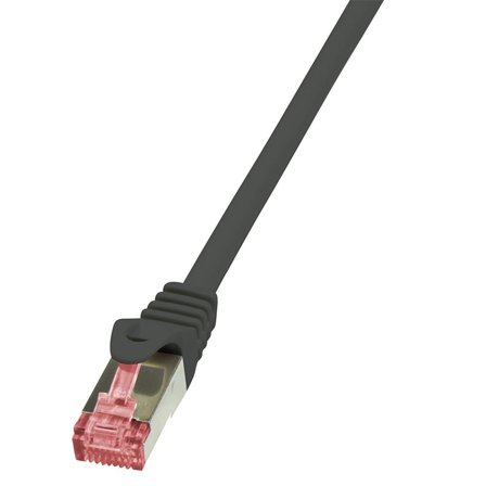 LogiLink - Patchcord Cat.6 S/FTP PIMF PrimeLine 0,5m black