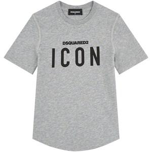 Kids - Dsquared2 Grey Mini Me Icon T-Shirt - Tops - 8 years - Grey