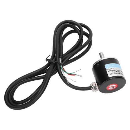 Encoder AB 2-faset inkremental 5-24V DC Solid Shaft Encoder for Office Automation Engineering500B