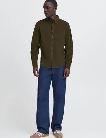 Blend Bhbekir Shirt - Khaki green - XL