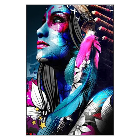 Kvindeligt Portræt Kunst Plakat Hængende Lærredsmaleri HD Inkjet Dekoration Maleri Kerne