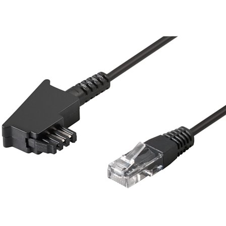 TAE-F-kabel för DSL/VDSL