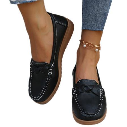 Kvinnor Slip På Flats Låga Loafers