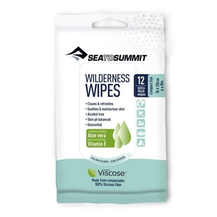 Sea to summit Wilderness Wipes Compact toiletries White OneSize