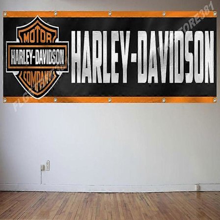 Harley Davidson Flag Banner 2x8t Motorcykel Flag Fat Road Racing 24"x96" FTRSE895