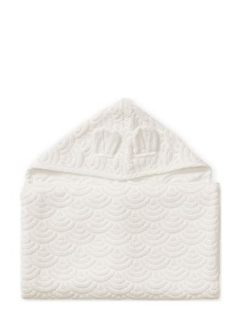 Towel, Junior, Hooded W/ Ears Home Bath Time Towels & Cloths Towels Hvit Cam Cam Copenhagen