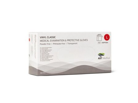 Vinylhandske puder-och ftalatfri L 100/fp - Lyreco - Skyddsutrustning - Engångshandskar - Vinylhandskar