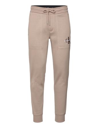 Monologo Hwk Pant Collegehousut Olohousut Beige Calvin Klein Jeans