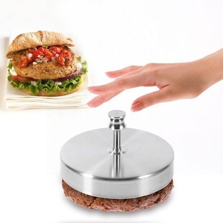 Stål Fylt Burgerpresse Aluminium Hamburger Patty Maker Perfec