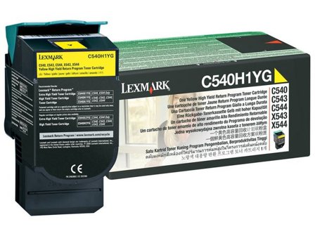Lexmark Toner C540H1YG, gul - Lyreco - Toner och bläck - Tonerkassetter - Toner Lexmark