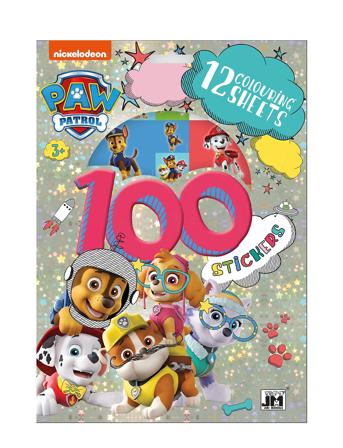 Paw Patrol 100 Stickers Toys Creativity Drawing & Crafts Craft Stickers Multi/mønstret Sense*Betinget Tilbud