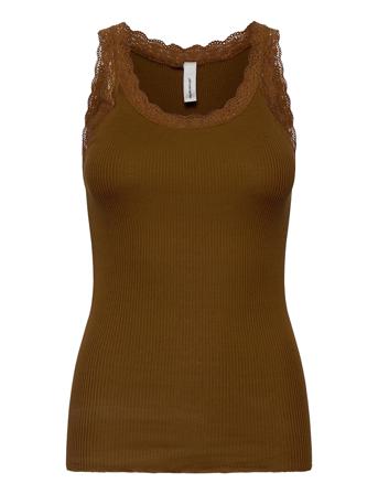 Sc-Sarona Top Ærmeløs Top Brun Soyaconcept