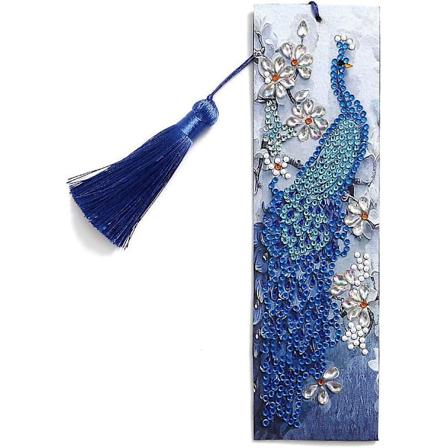 Timanttimaalauskirjanmerkkisarja nahkatupsulla - DIY 5D timanttimaalaus- ja kirjontasetti