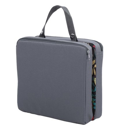 Muistivaahtomuovista valmistettu polvistuintyyny, pestävä polvimatto ulkoiluun, retkeilyyn, puutarhanhoitoon, harmaa kukka