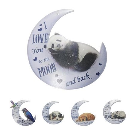 Dyr i månen hængende ornament bil bakspejl gave vedhæng hjem