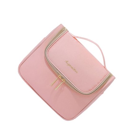 1/2 vattentät sminkväska med stor kapacitet för resor och förvaring