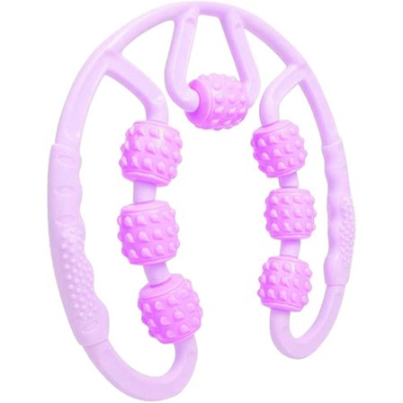 Leggmassasjerulle 7 Hjul Allsidig Massasje for Muskel Smertelindring Leggruller for Legg Lår Pinne