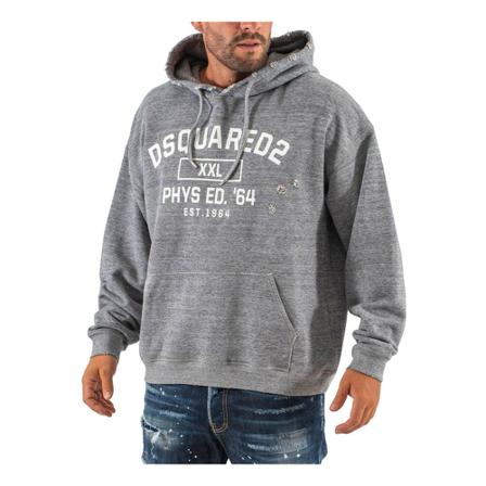 Dsquared2 hoodie Grå, Herre, Størrelse: M