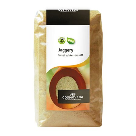 Cosmoveda Jaggery Tørret Sukkerrørsaft Ø 400 g, Helse & Madvarer, Sukker & Sødemidler, Sødemidler