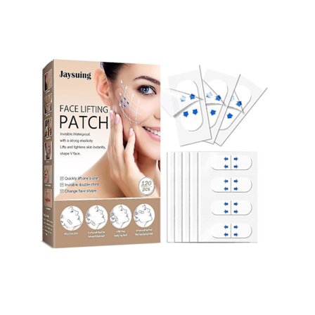 120 stk. ansigtsløftende tape, ultratynd, usynlig, vandtæt og med høj elasticitet, makeup-værktøj til at skjule ansigtsrynker og løfte slap hud
