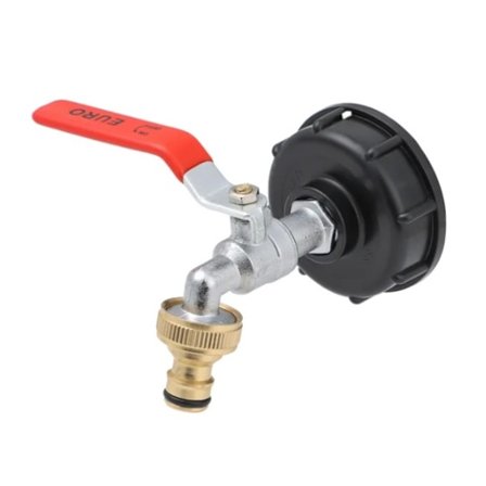 IBC-adapter slangkoppling 2-BRASS 2-mässing