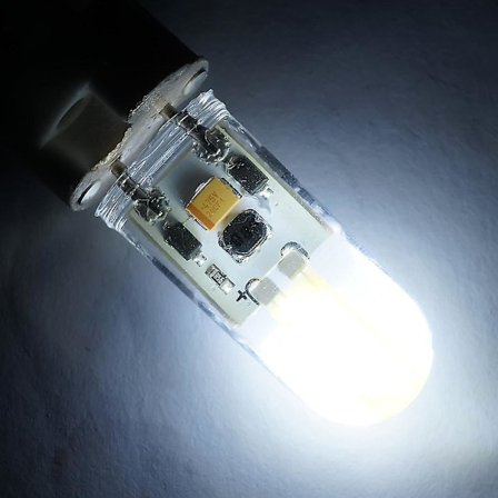 4 stk LED Bi-pin Lys Gy6.35 Silikon Spotlight 5w 500 Lm