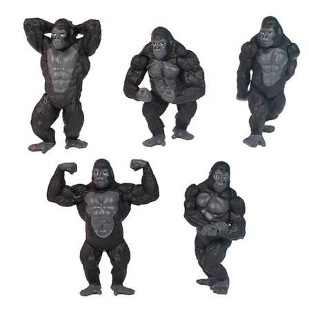 5 kpl Gym-versio Gorilla King Kong -koristehahmo käsimalli