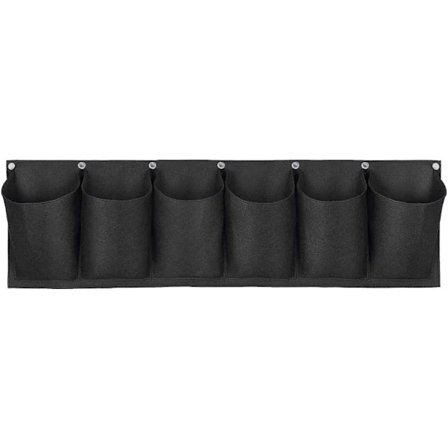 Vægmonteret firkantet filt plantepose