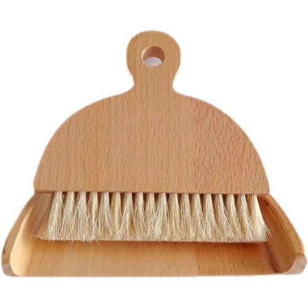 Høykvalitets helt nytt feiebrett og børstesett, lite kost- og feiebrettsett, støv