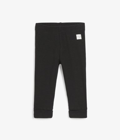 Kappahl | Ribatut leggingsit | Musta