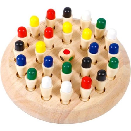 Montessori Tre Minne Sjakkbrett Spill for 4 År Gamle Barn Foreldre-Barn Interaktiv Leke