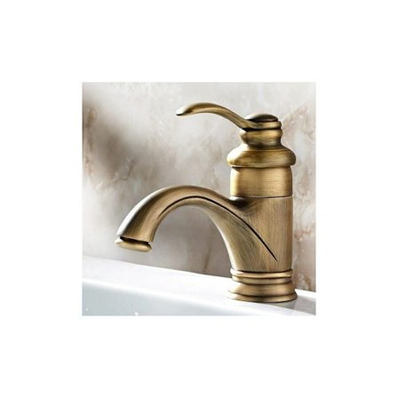 Antik tekanna kran retro varm och kall kran all koppar toalett handtvätt kranLämplig för badrum