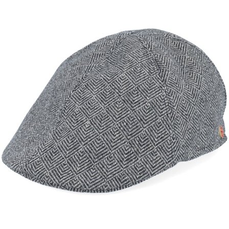Mayser - Grijs flatcap Cap - Paddy Amaro Grey Flat Cap @ Hatstore