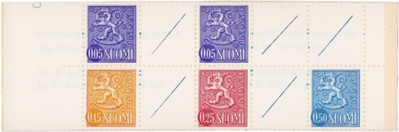 Finland 1972 - MICHEL MH4 (Cover a) - Postfrisk hæfte