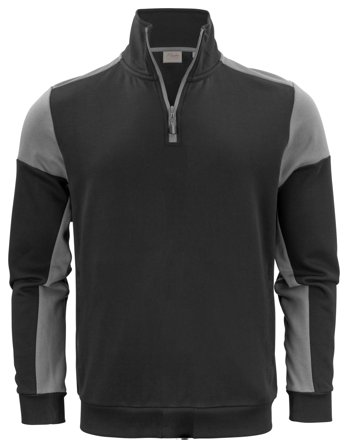 Printer Prime Halfzip Tröja Svart;Mörkgrå, Kläder