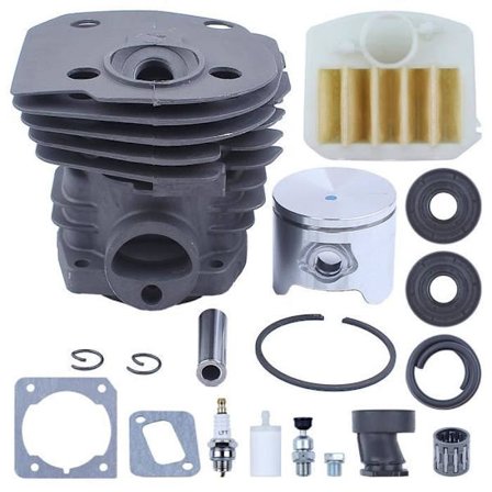 44 mm cylinderstempelsæt kompatibel med nålelejer kompatibel med Husqvarna 346xp 350 351 353 motorsav