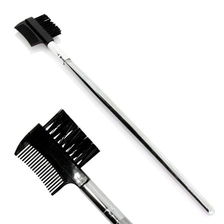 Combo kam til øjenvipper og øjenbryn - Sort