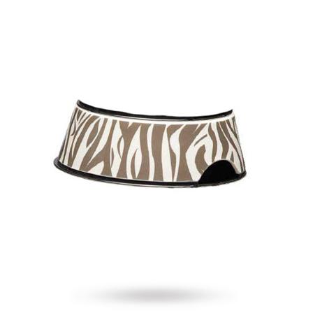 No-Spill Melamine Skål Zebra - Hurtta, Julius-k9, Fuzzyard, Flexi, Ruffwear, Petstudio, Casual Canine, Dog is Good mm. på Doggie.se
