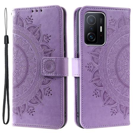Skalo Xiaomi 11t/11t Pro Mandala Plånboksfodral - Lila Lila