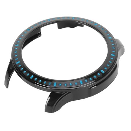 Skyddande skal för Amazfit GTR 4, stötsäkert och reptåligt skärmskydd, svart och blått