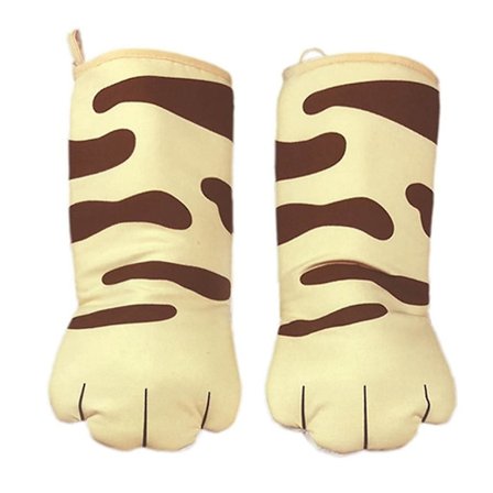 Ovn Handske Elskelig Kat Køkken Skridsikker Bagning Bomuldshandsker Tykke